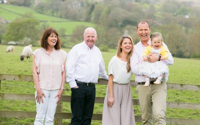 Three generation portrait session | Ilkley